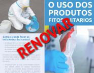 Como renovar o carné de Manipulador/aplicador de produtos fitosanitarios?